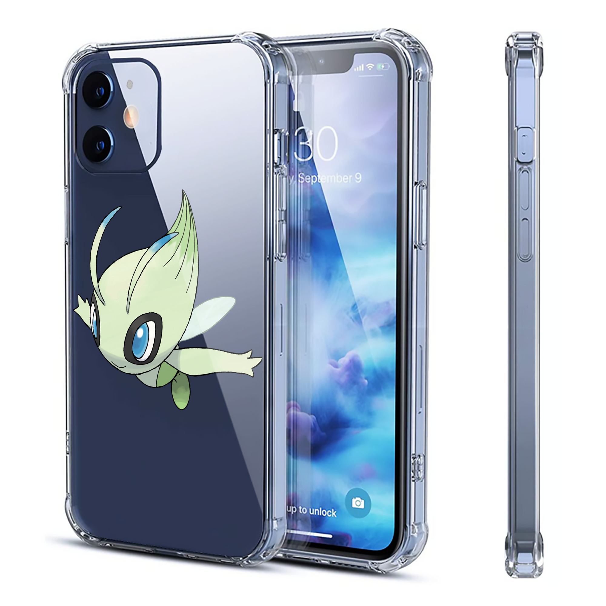 （画像用） ポケットモンスター Pokémon 【iPhone 12シリーズ対応】透明スマホケース（クリアソフトケース）